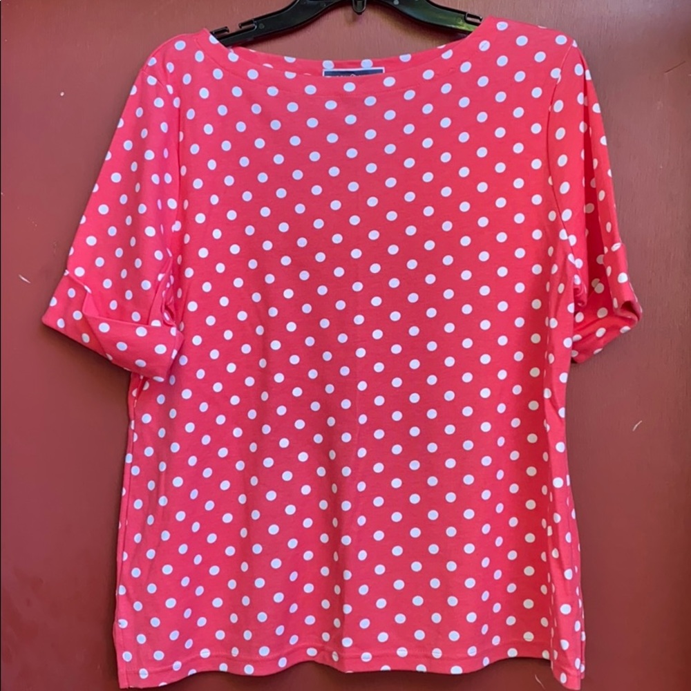 Karen Scott Polka Dot top PXL